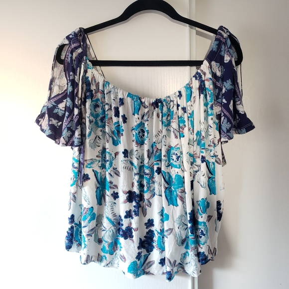 Free People Tops - Free People Ivory Combo, XS, Top.  New with tags.